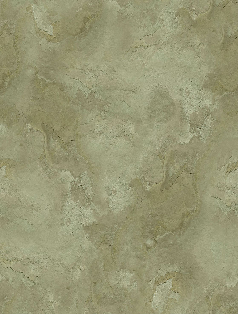 Inness Sage Stone Distressed Plaster Residential Mural RM9301
