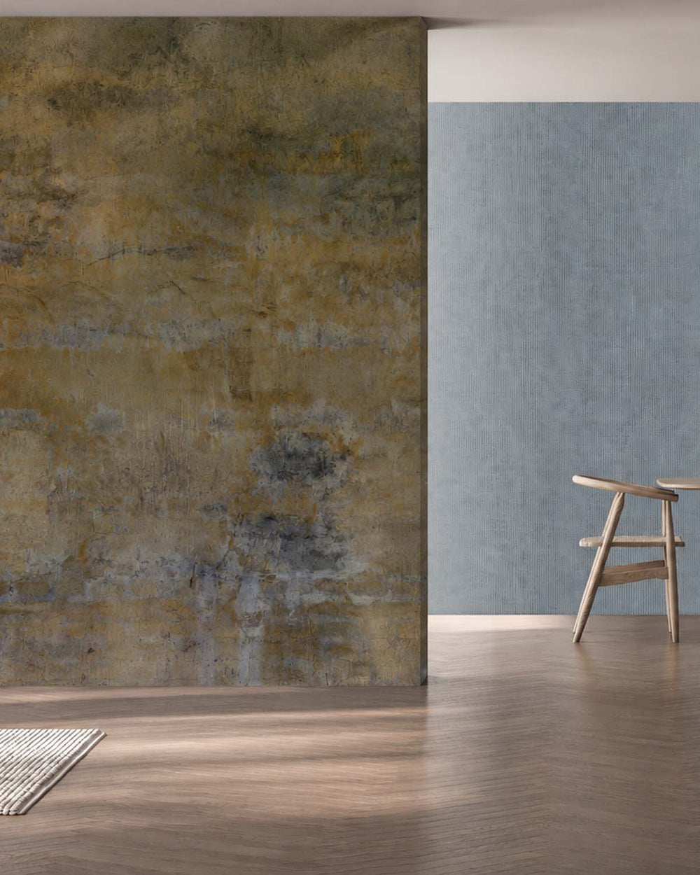 Sandalwood Limewash Faux Texture Wallpaper Panels RM9311