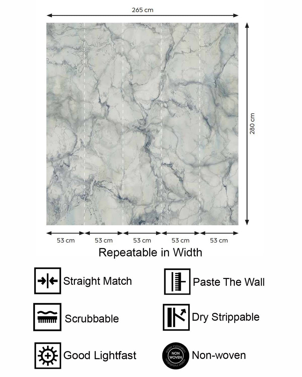 Silky Green Seamless Marble Residential Mural RM9318