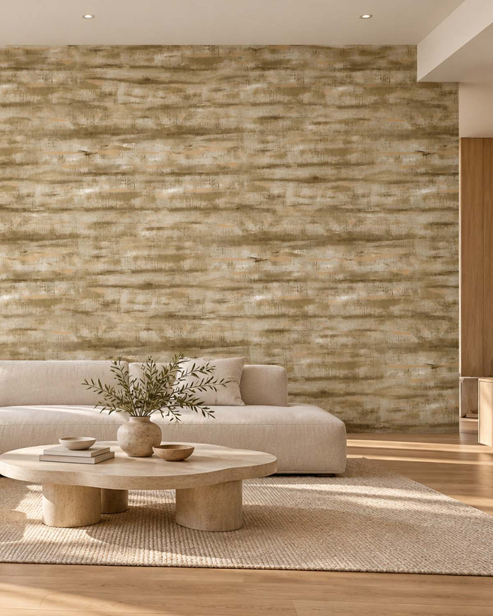 French Bistre Weathered Barn Wood Residential Mural RM9323