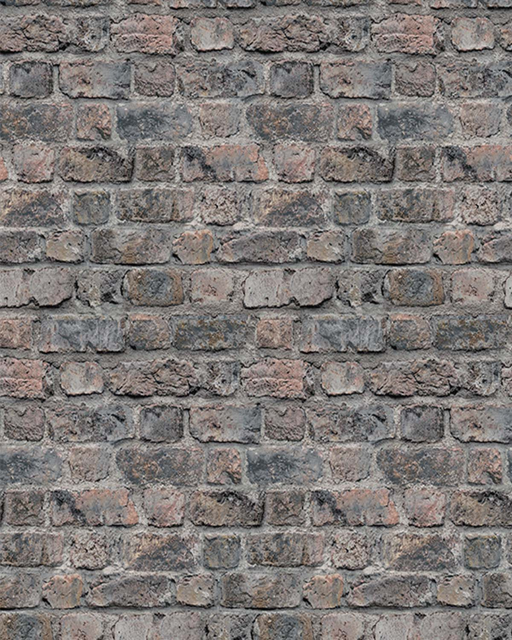Capri Isle Rustic Faux Brick Residential Mural RM9329