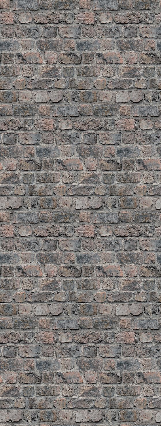 Capri Isle Rustic Faux Brick Residential Mural RM9329
