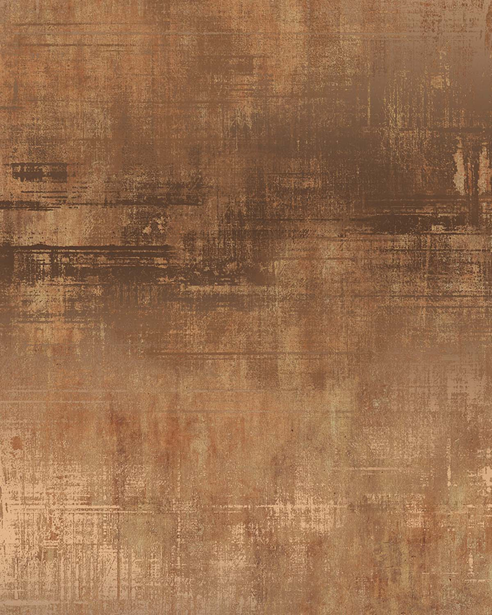 Balthasar Gold Faux Distressed Concrete Residential Mural RM9333