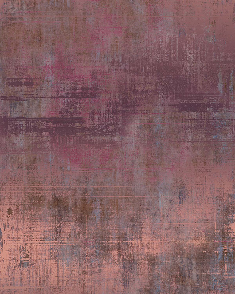 Antique Garnet Faux Distressed Concrete Residential Mural RM9334