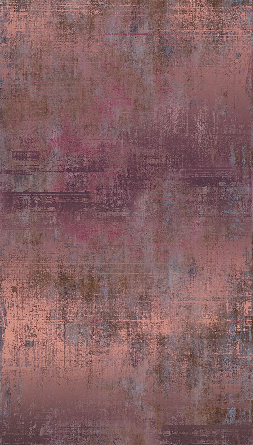 Antique Garnet Faux Distressed Concrete Residential Mural RM9334