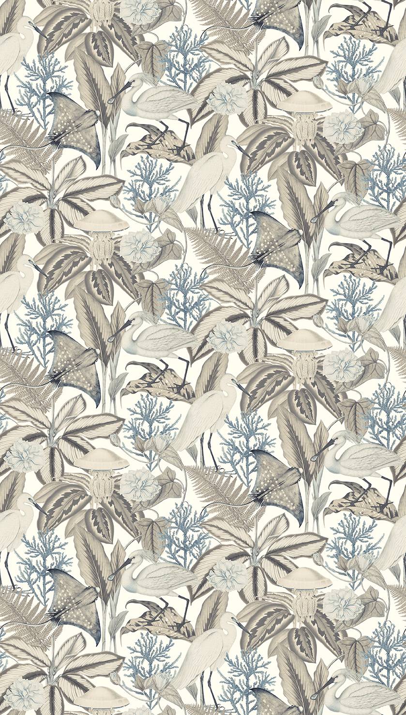 Mica Creek Exotic Menagerie Nocturne Residential Mural RM9346