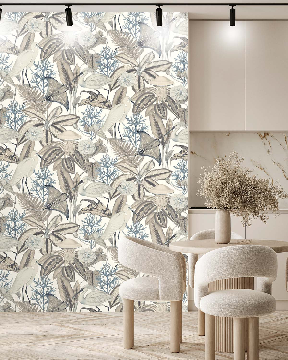 Mica Creek Exotic Menagerie Nocturne Residential Mural RM9346
