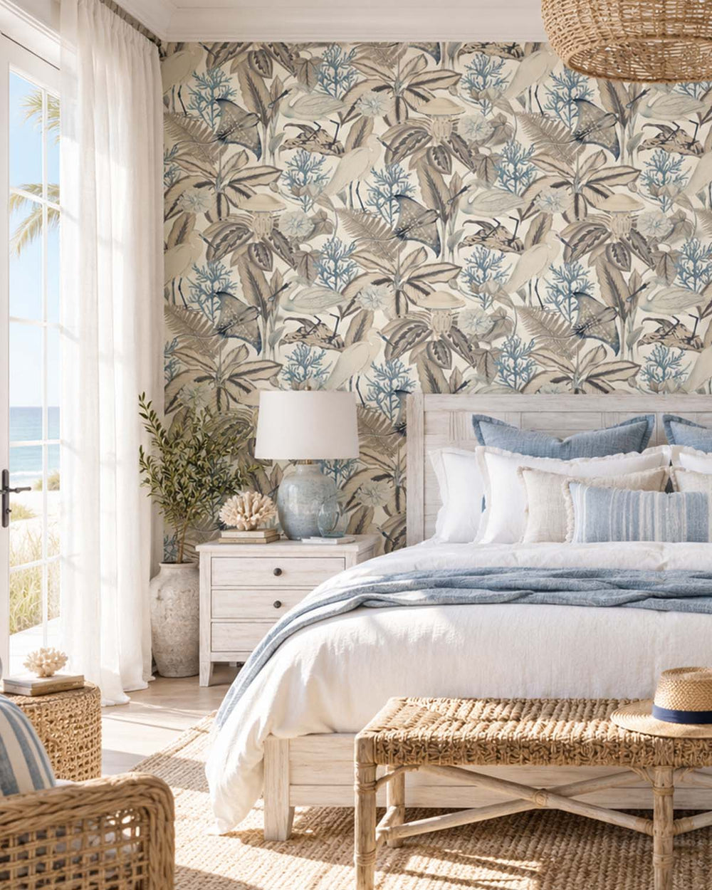Mica Creek Exotic Menagerie Nocturne Residential Mural RM9346