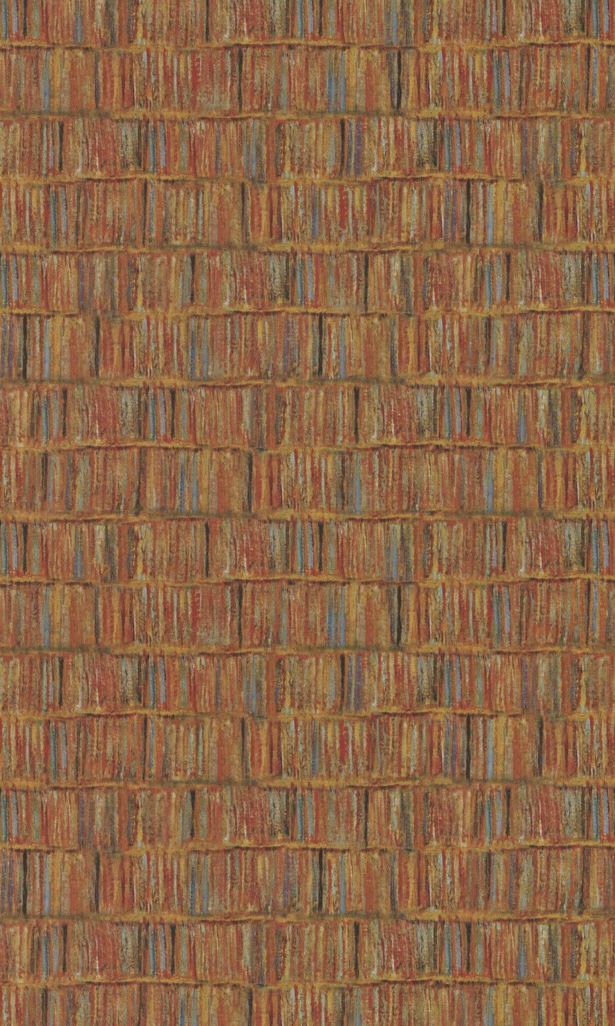 Red Brushstrokes Tiles Geometric Wallpaper R8476