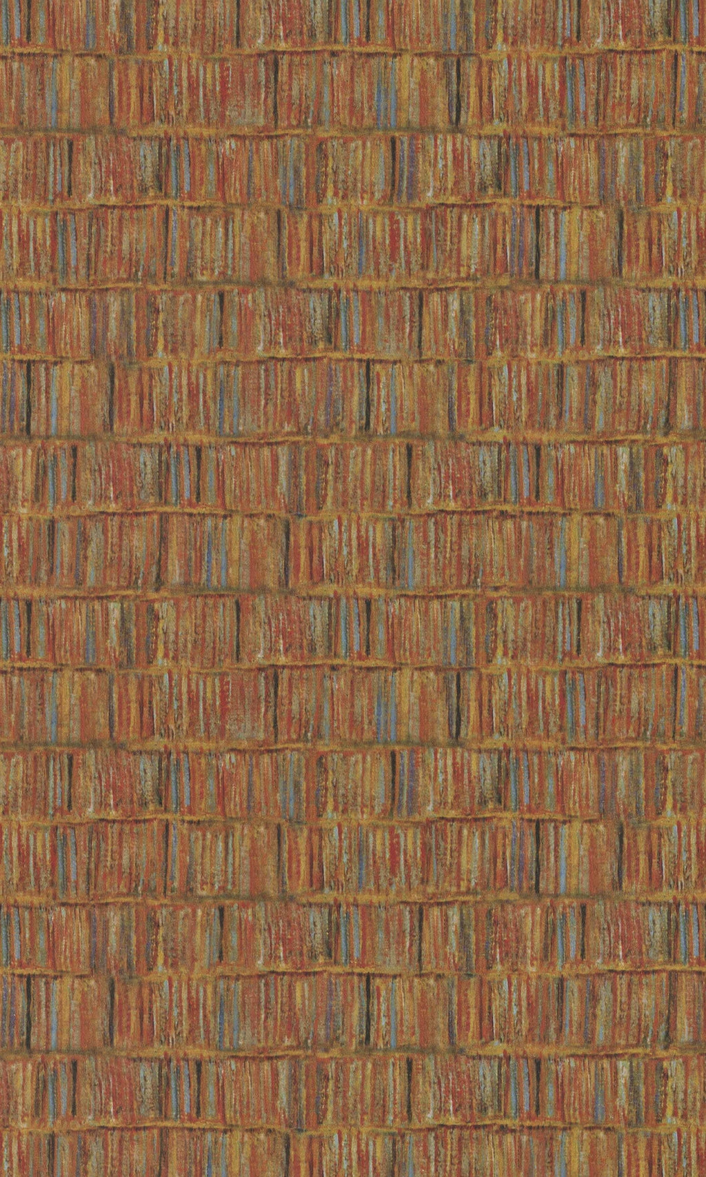 Red Brushstrokes Tiles Geometric Wallpaper R8476