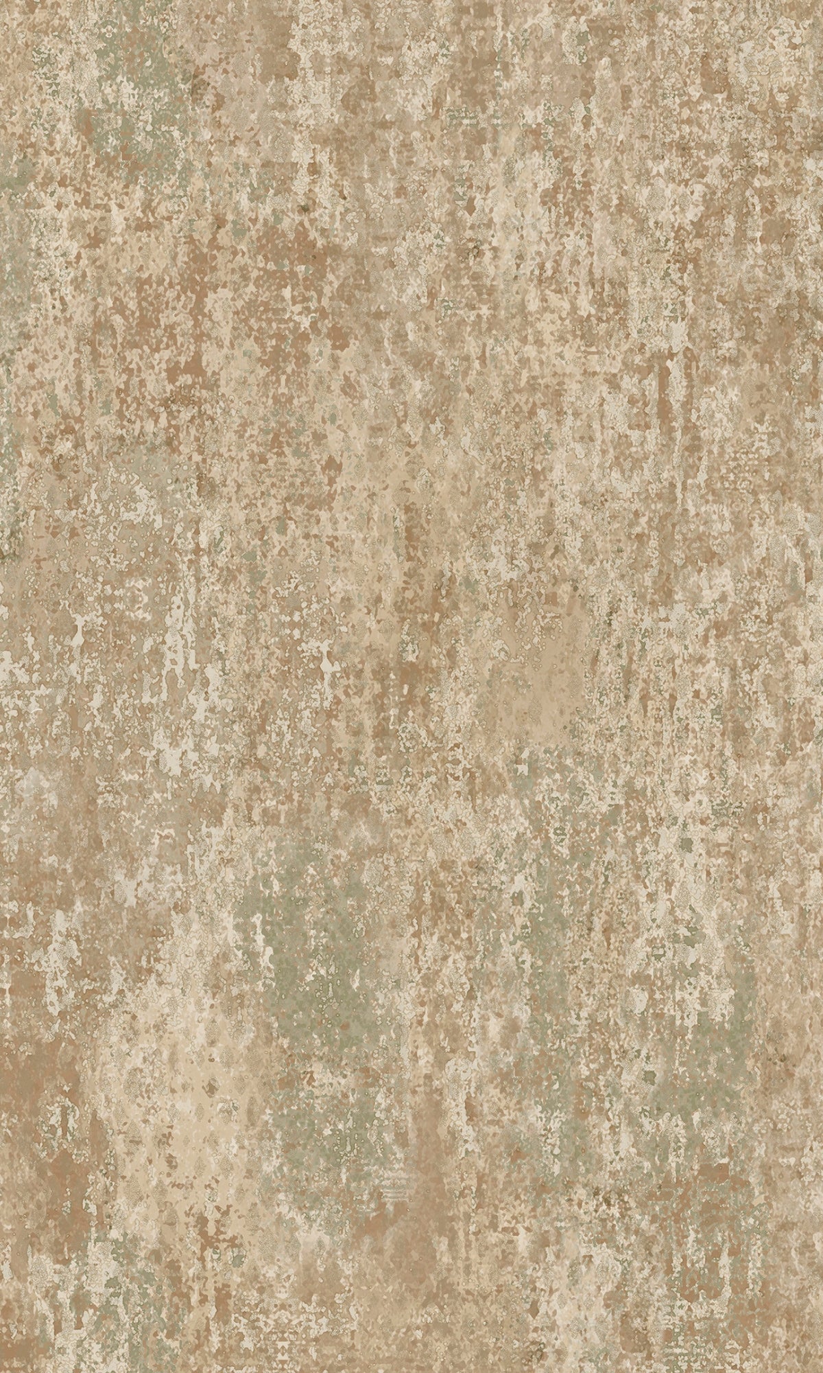 Rust Beige Scratched Concrete Textured Wallpaper R8934