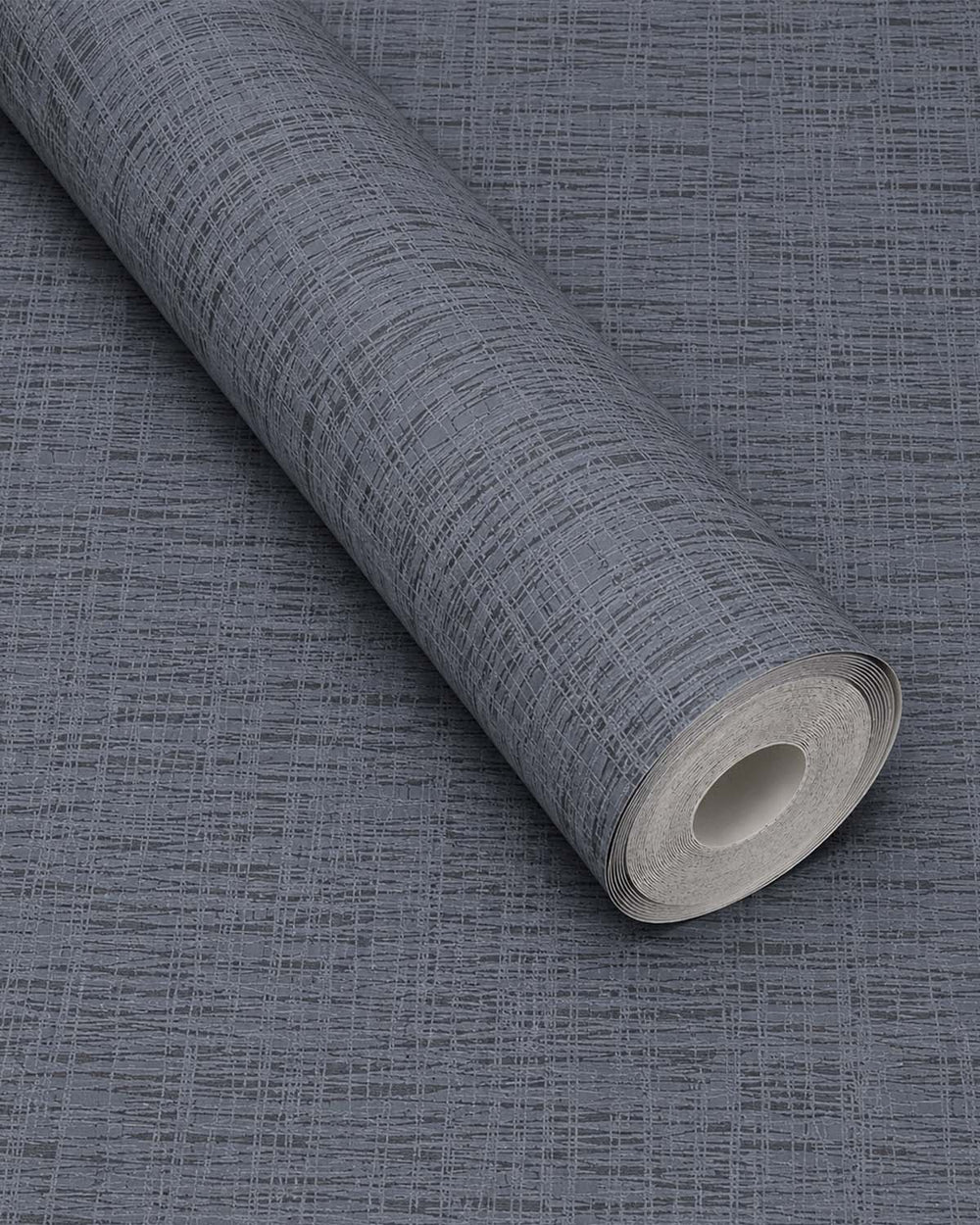 Classic Blue Textured Linear Wallpaper SR1173
