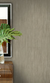 Taupe Basic Textured Vinyl Commercial Wallpaper C7569