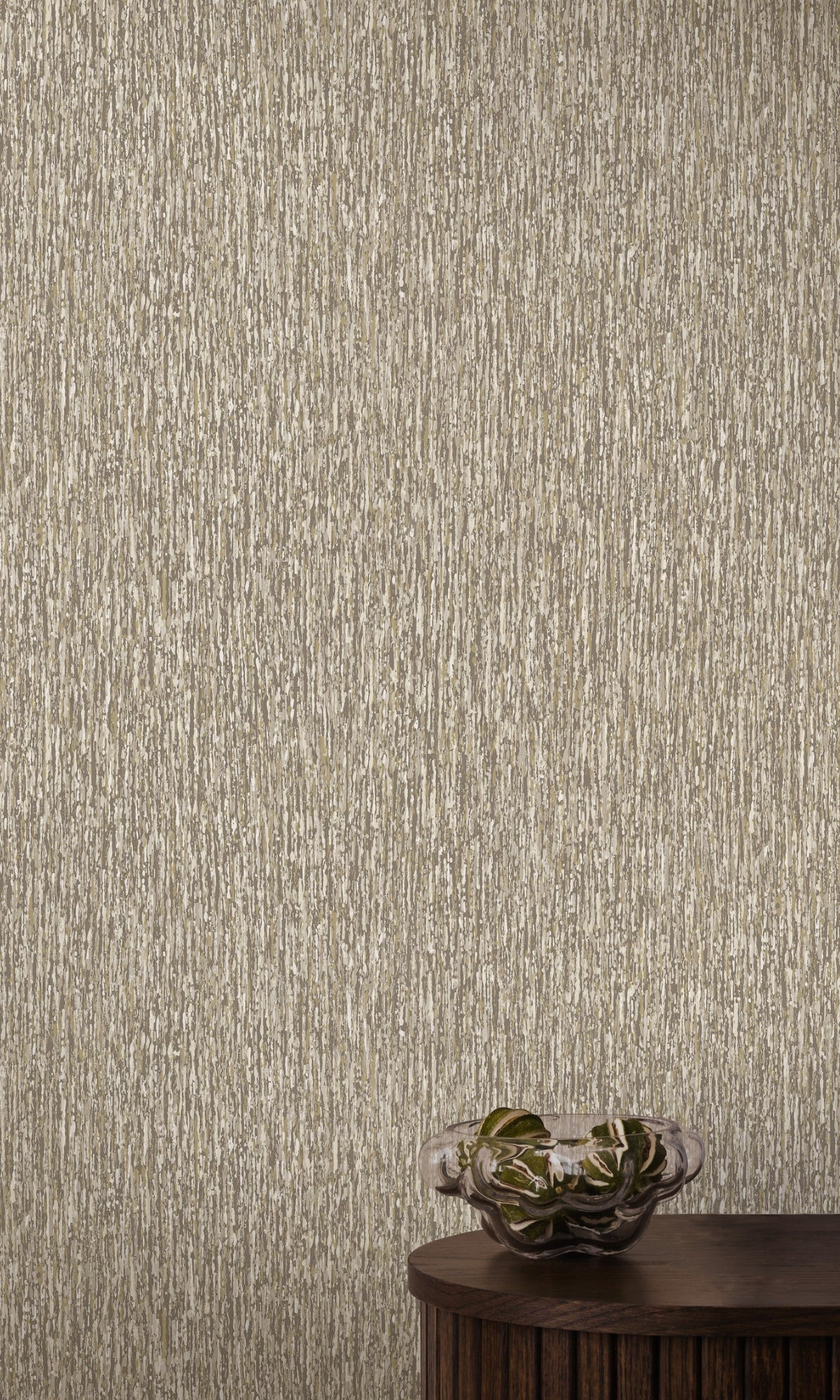Taupe Fine Fibers Abstract Wallpaper R8959