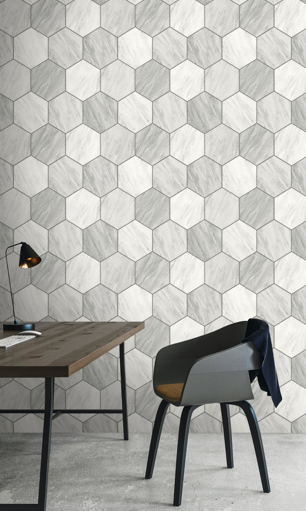 White Dove Geometric Hexagon Wallpaper, flock wall paper, flock wallpaper, vintage flock wallpaper, contemporary flock wallpaper, modern flock wallpaper, flock wallpaper for homes, flock wall d‚Äö√†√∂¬¨¬©cor, flock wall covering
