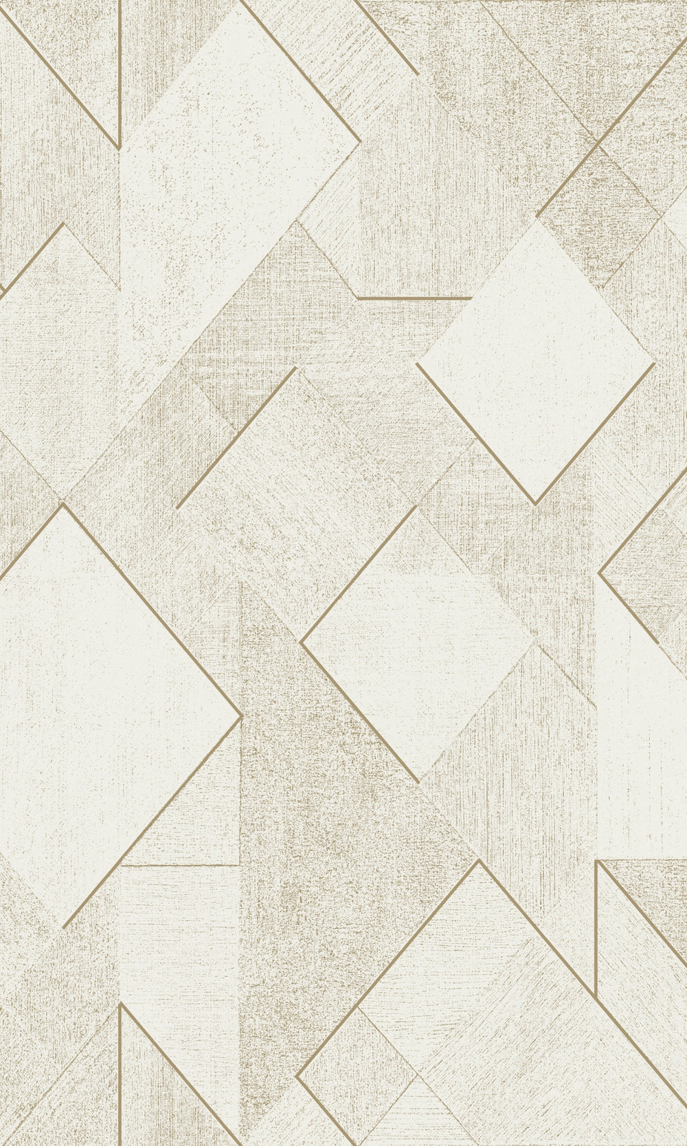 White Textured Geometric Diamond R9322