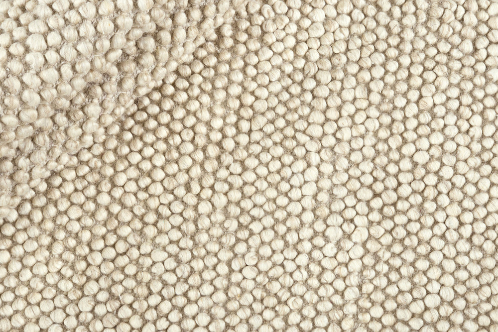 Beige Contemporary Bubbles Handwoven Rectangular Luxury Rugs