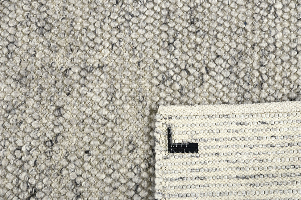 Anthracite Contemporary Bubbles Handwoven Rectangular Luxury Rugs