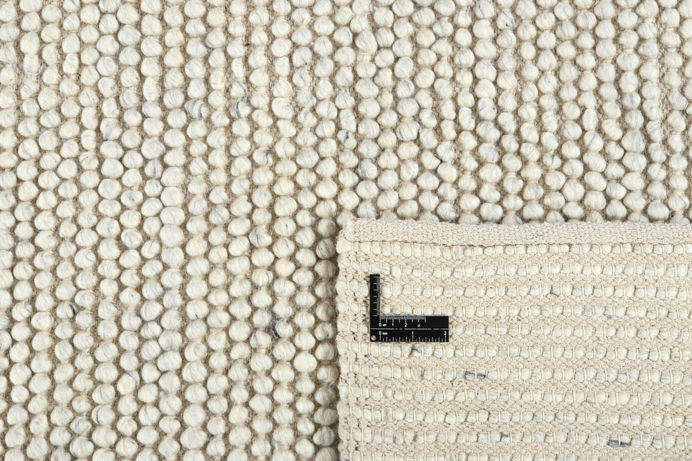 Grey Contemporary Bubbles Handwoven Rectangular Luxury Rugs