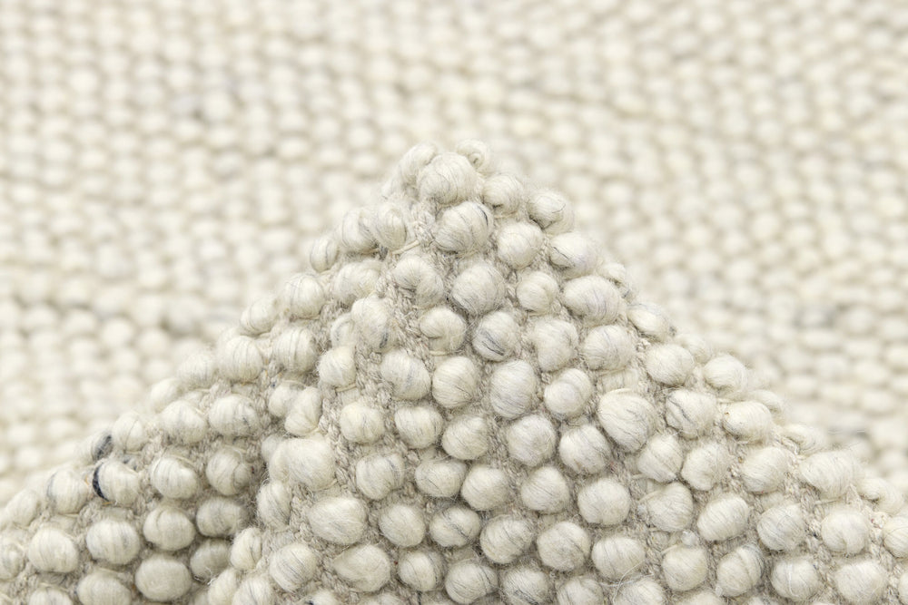 Grey Contemporary Bubbles Handwoven Rectangular Luxury Rugs