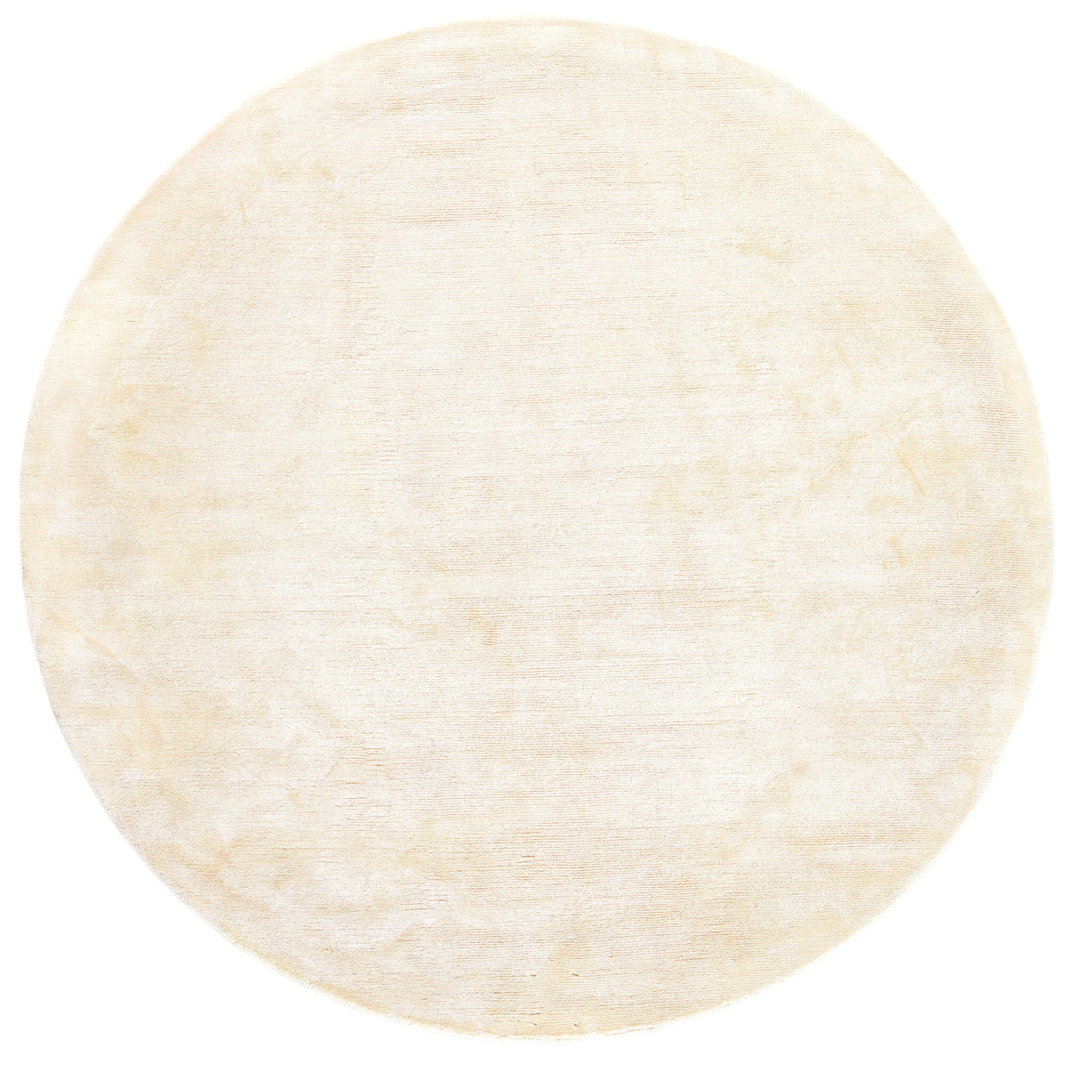 Northern Light Round Collection: Hand-Knotted Scandinavian Design Rugs in Luxurious Viscose150 cm x 150 cm