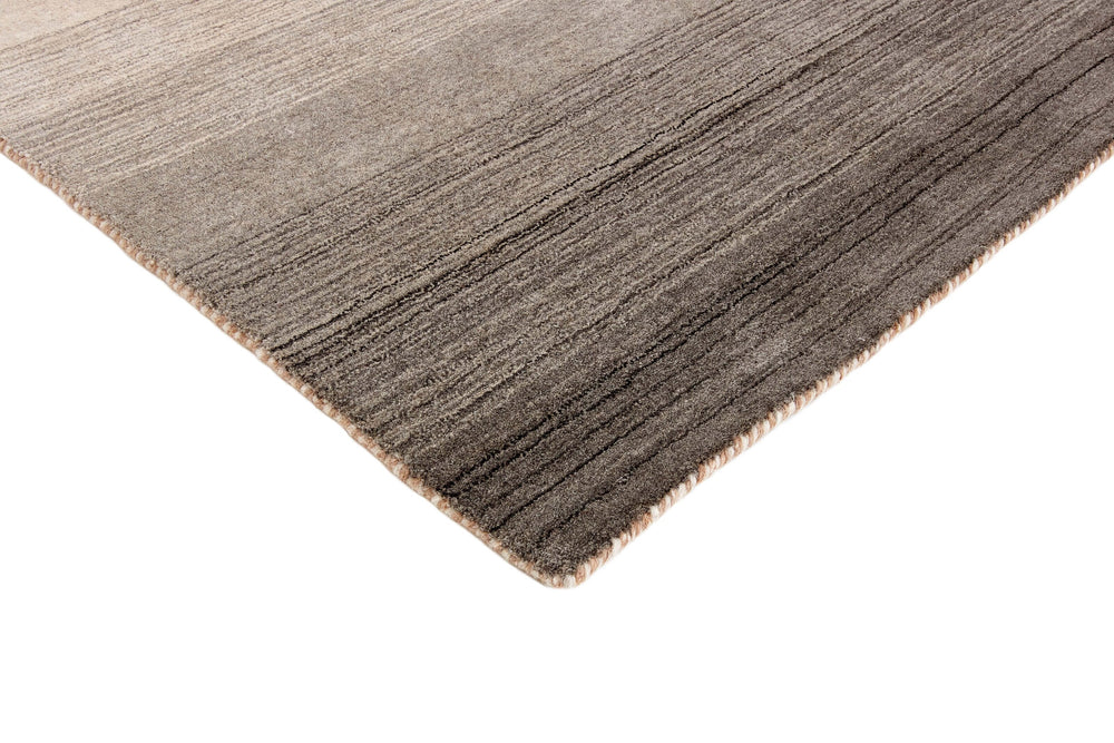 Natural Multi Panoramic Stripes Handloom Rectangular Luxury Rugs