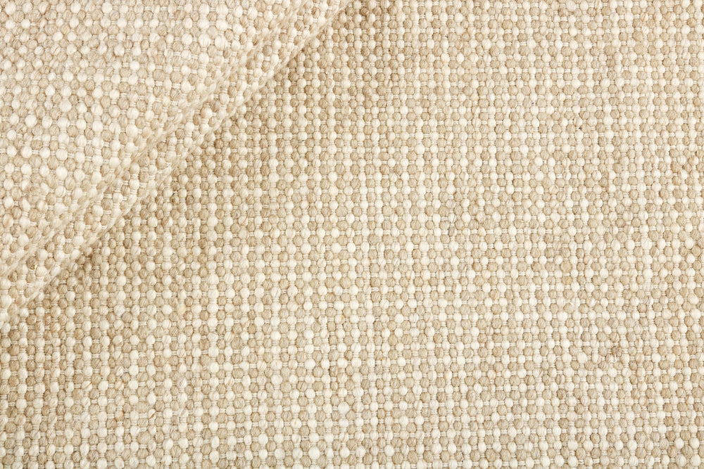 Beige Contemporary Polka Dotted Handwoven Rectangular Luxury Rugs