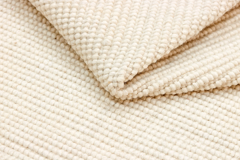 Nordic Flair Collection - Modern Wool Rugs with Long Tassels | Walls Republic
