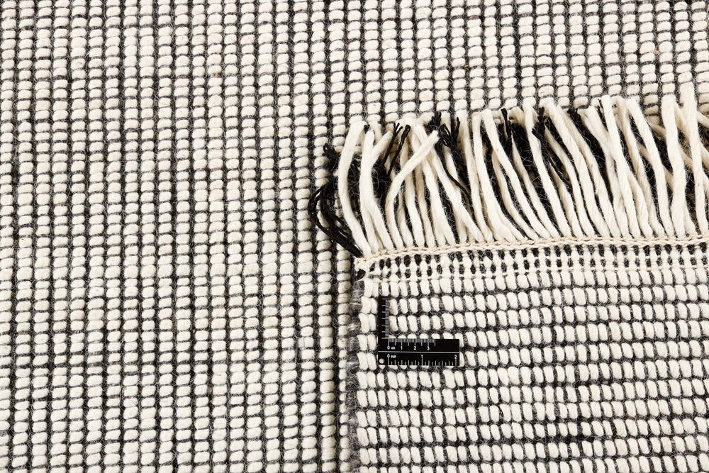 Nordic Flair Collection - Modern Wool Rugs with Long Tassels | Walls Republic