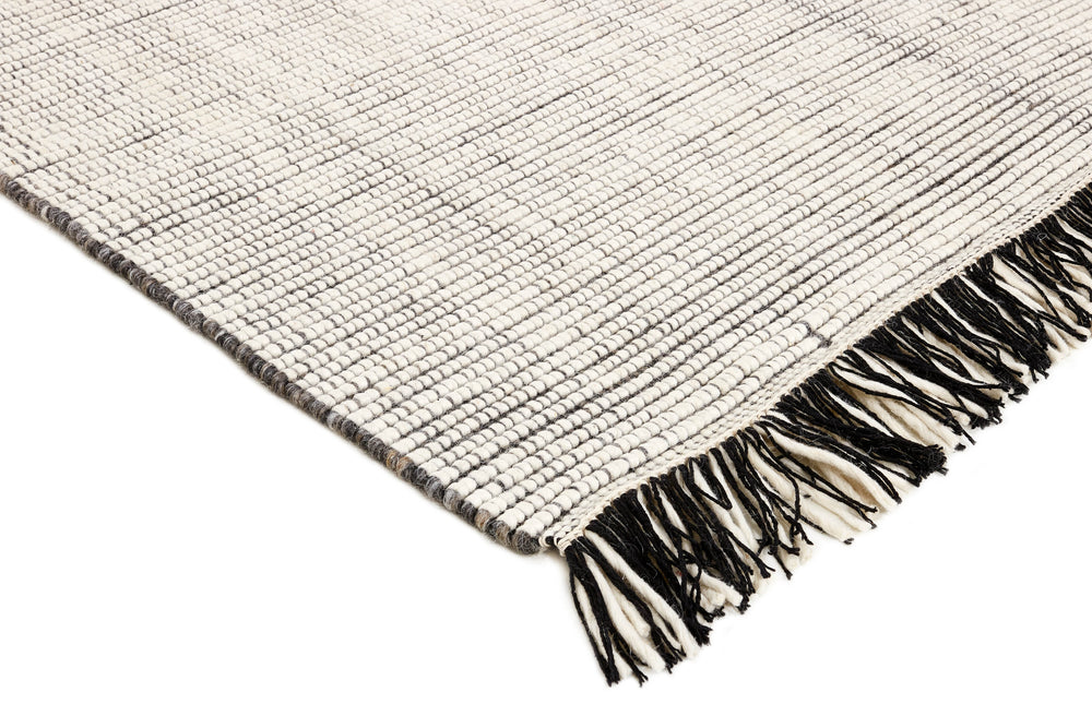 Nordic Flair Collection - Modern Wool Rugs with Long Tassels | Walls Republic