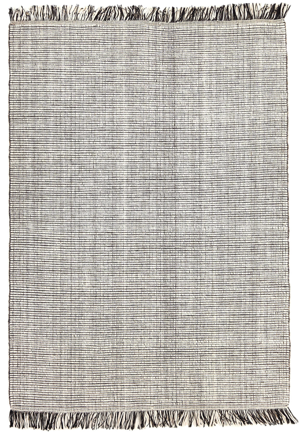 Nordic Flair Collection - Modern Wool Rugs with Long Tassels | Walls Republic