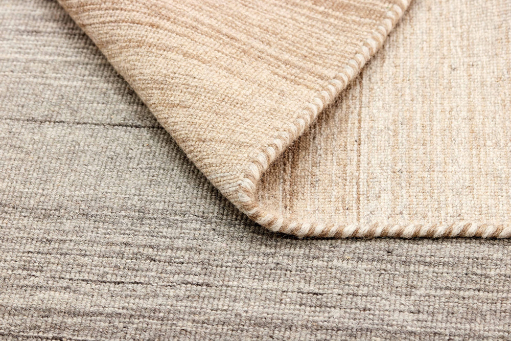 Natural Multi Abstract Panoramic Stripes Handloom Rectangular Luxury Rugs