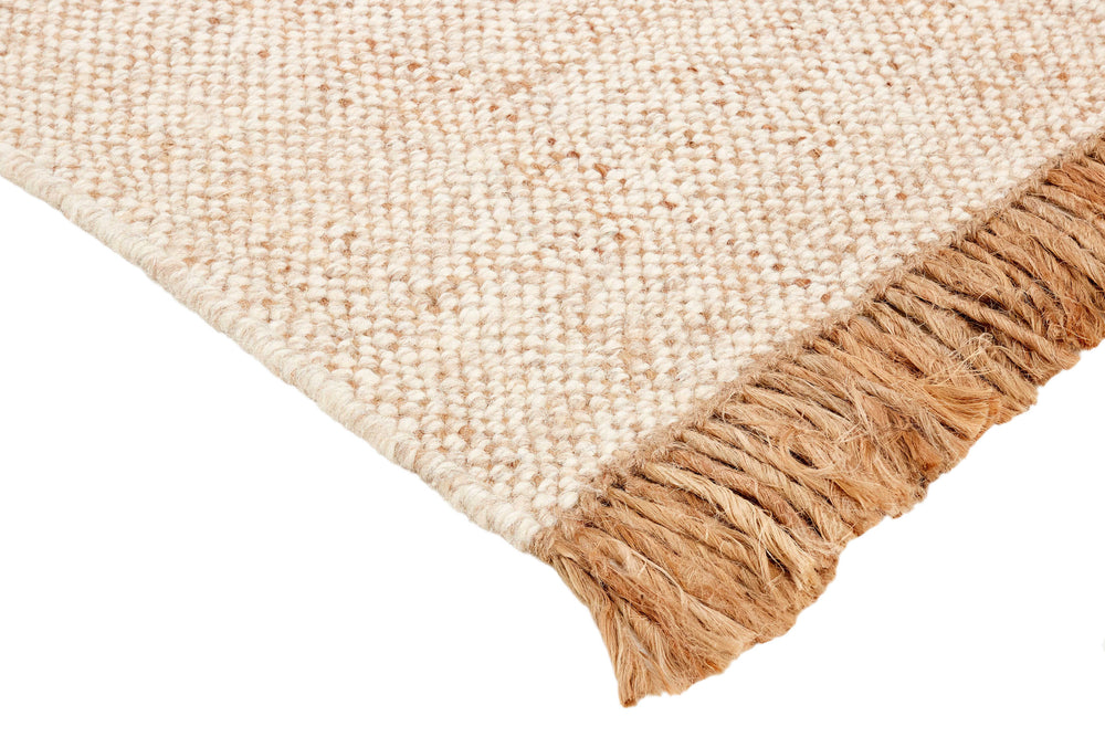 Nordic Nature Collection - Modern Wool Rugs with Long Tassels | Walls Republic