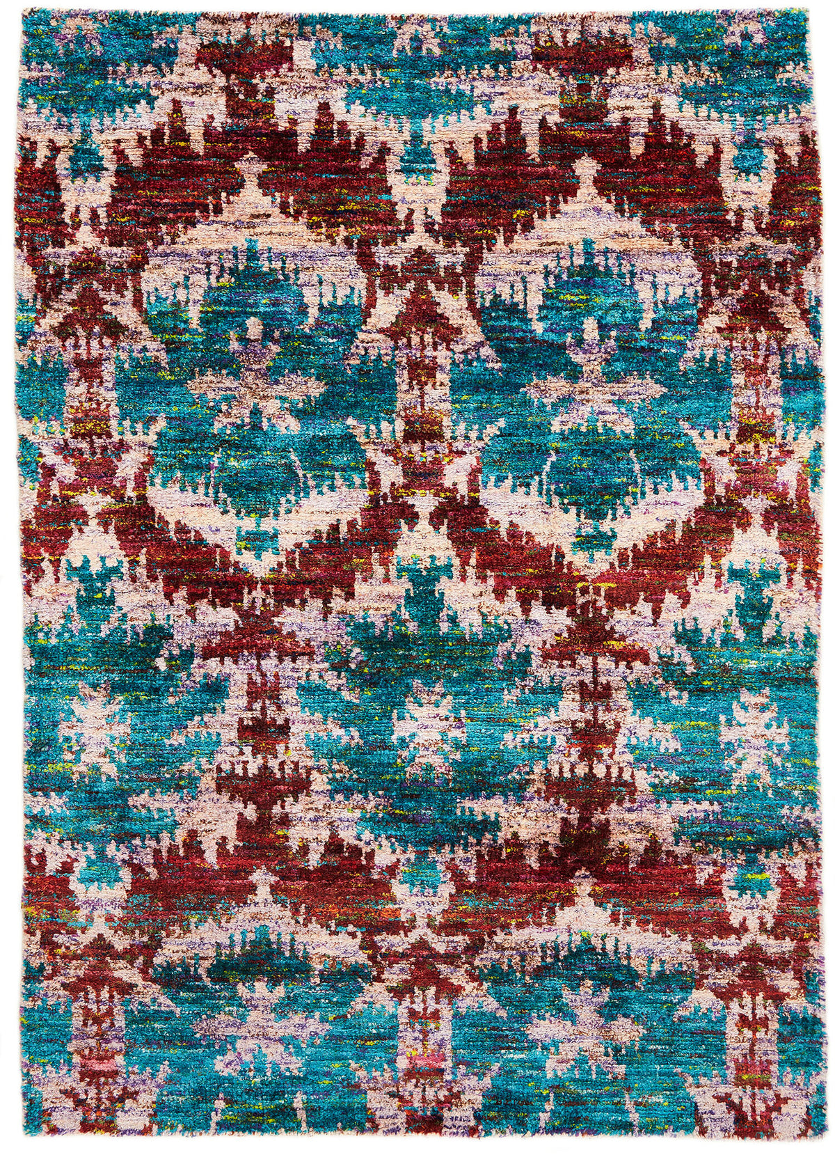 Recycled Silk Sari Rug Recycled Silk Sari Rug