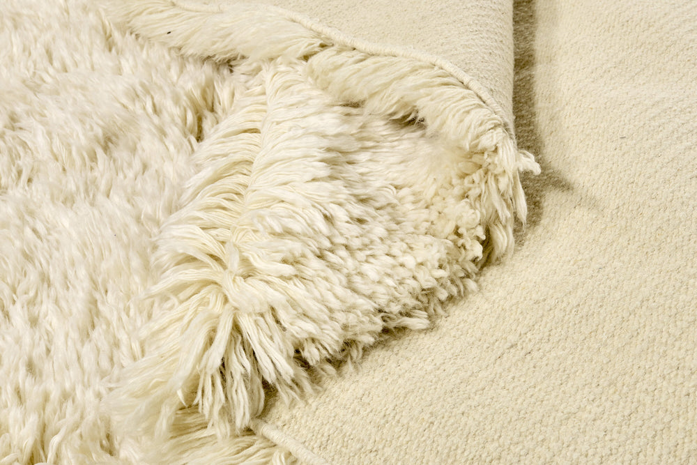 Walls Republic: Snow White Collection - Luxurious Rugs Woven with English Lincoln Wool170 cm x 240 cm