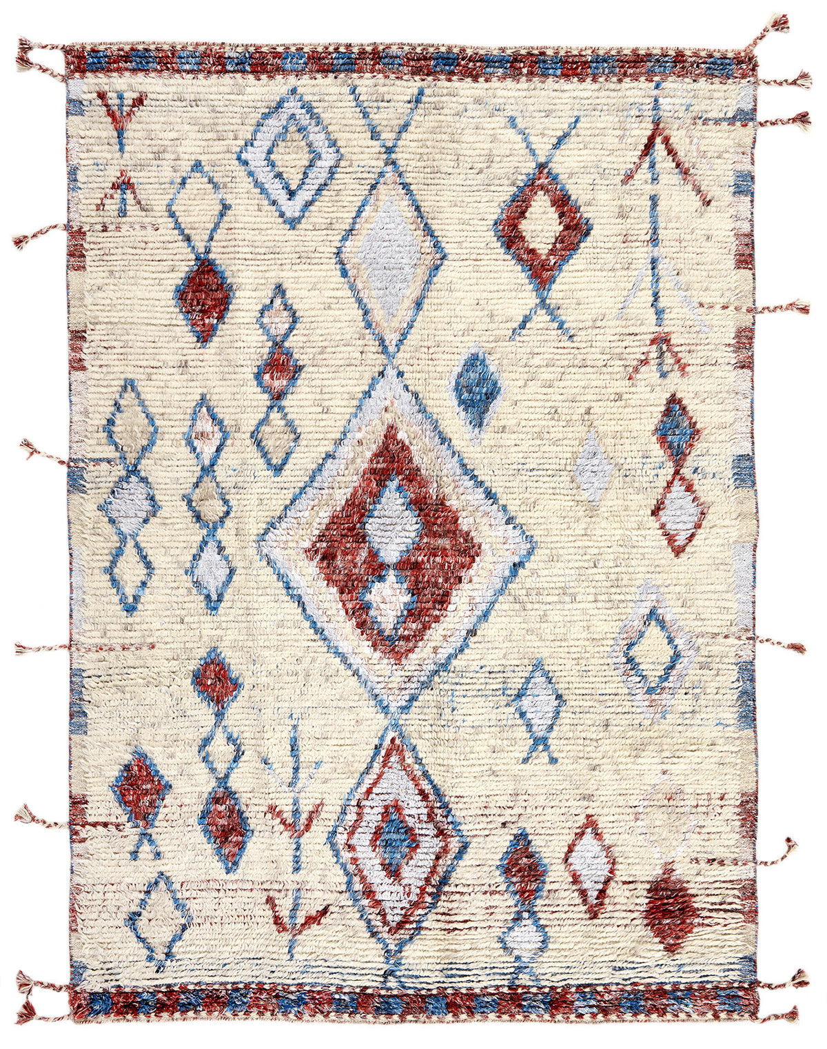 Walls Republic: Tribe Collection - Hand-Knotted Moroccan-Inspired Wool Rugs170 cm x 240 cm