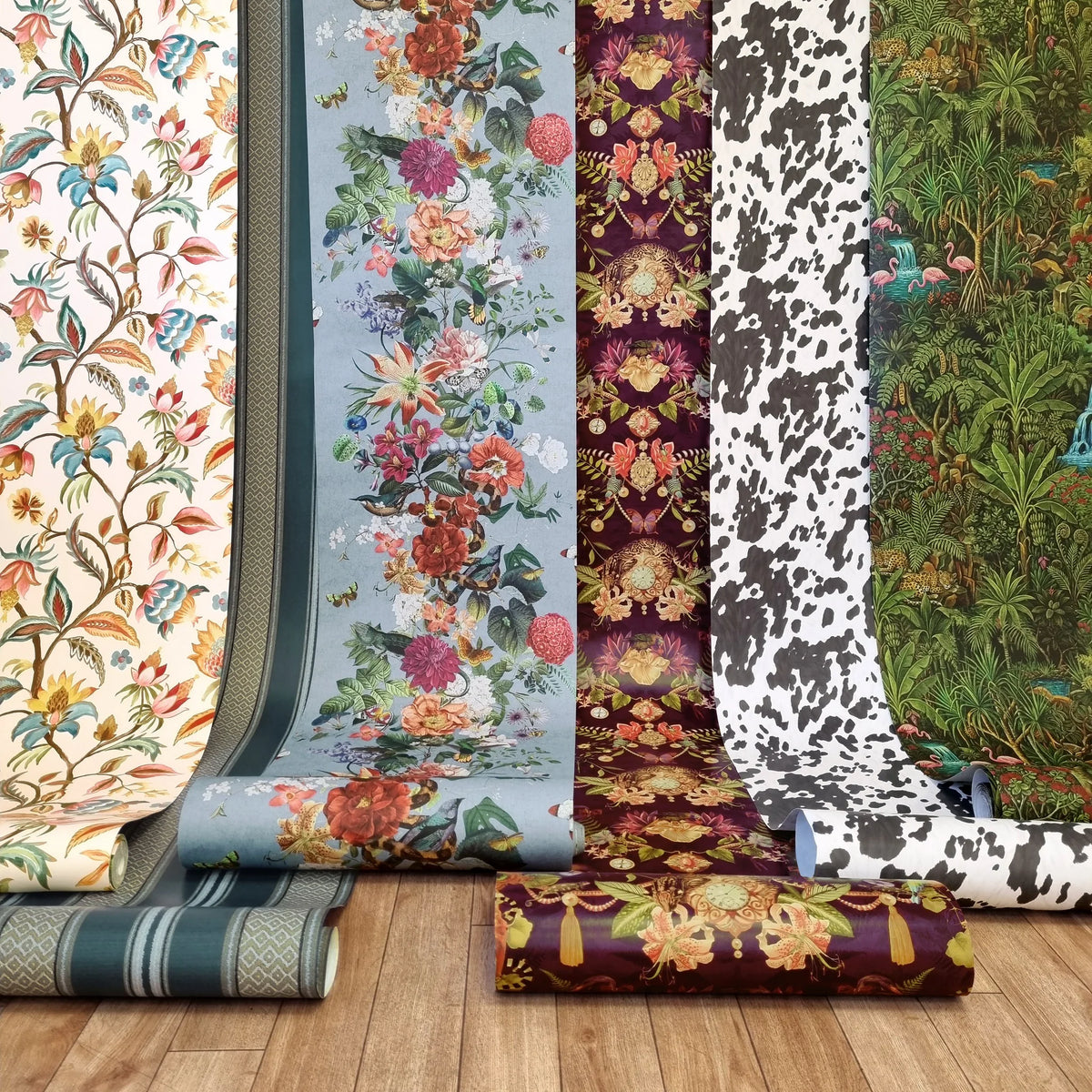 Walls Republic wallpaper rolls in floral, damask, animal and jungle prints