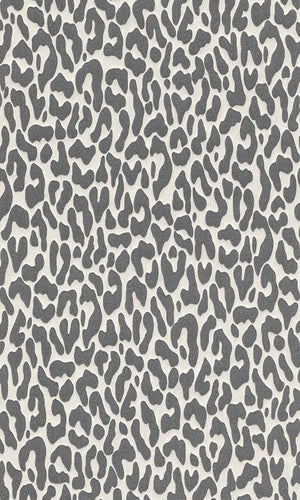 White & Grey Leopard Print Wallpaper R 4163 . Faux wallpaper. Transitional wallpaper. Contemporary wallpaper. Leopard print wallpaper.
