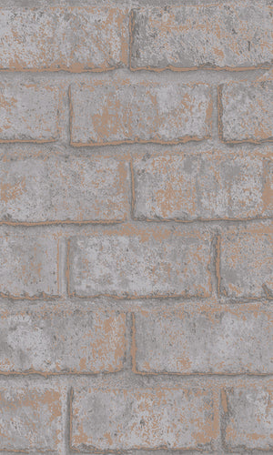 realistic faux effects brick wallpaper