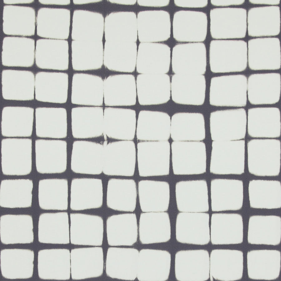 Blue & White Square Retro Wallpaper R3306 | Geometric Homewallcovering