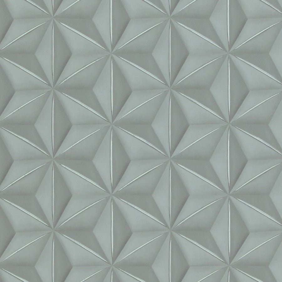 Grey Delusional Star-Like Geometric Wallpaper R2924