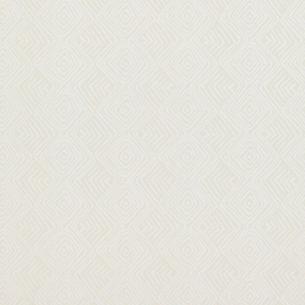 Geometric Tribal Print Beige And White Wallpaper R4202