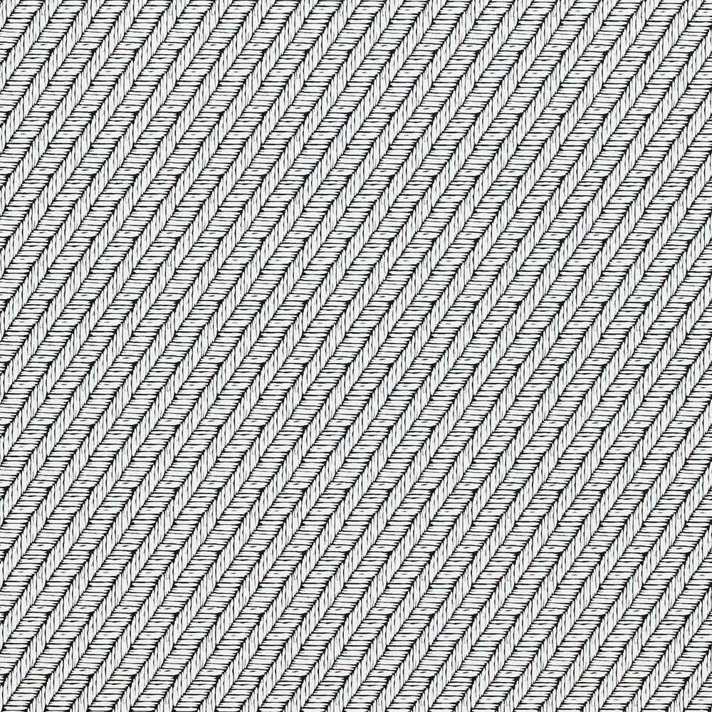 Transitional Nautical Diagonal Black and White Stripes Wallpaper R4187