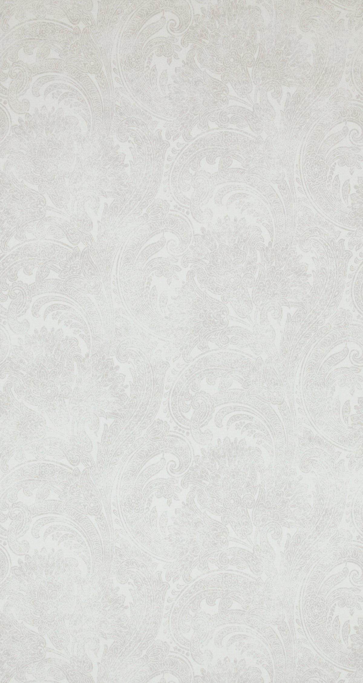 Antiquated Wash Pale Grey Paisley Wallpaper R4342