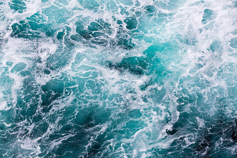 Blue Ocean Abstract Mural Wallpaper M9294 - Sample