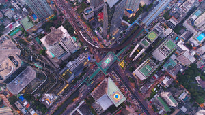 Flying over Thailand Digital Wallpaper M9401
