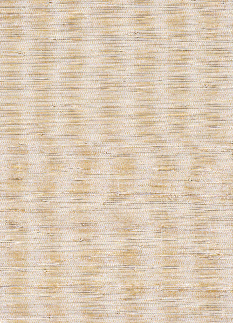 Alr Woven Highlighter White and Beige Grasscloth Wallpaper R2858