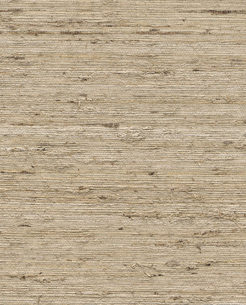 Alr Into Nature Beige and Brown Grasscloth Wallpaper R2876