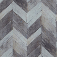 faux wood wallpaper, Dark Grey & Light Blue Faux Wood Wallpaper R4665 | Home Wall Covering