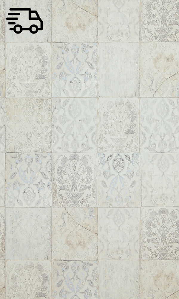 faux tiles wallpaper